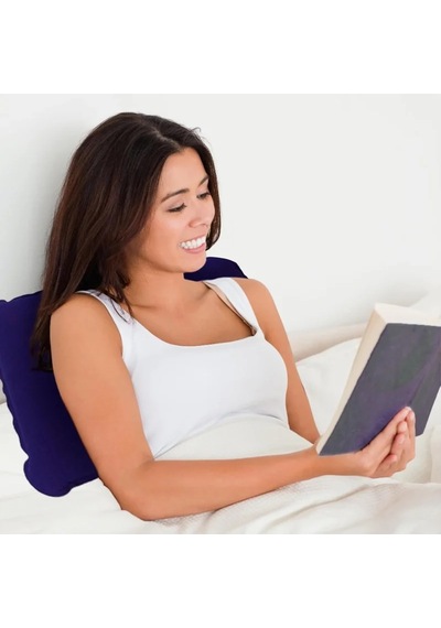 Ers- Şişme Kamp Ve Yolculuk Yastığı - Ergonomik - Kadife Yüzey