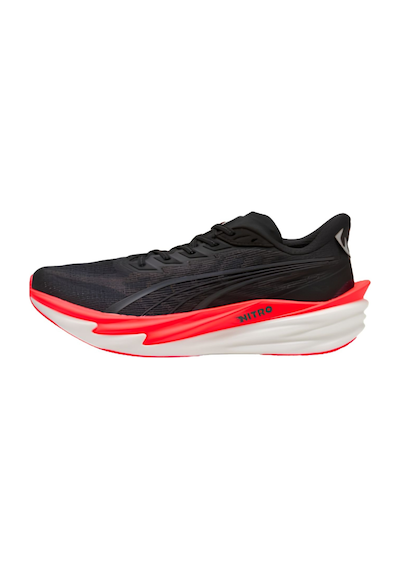 Puma Puma Deviate Nitro 4 Erkek Siyah Yol Koşusu Ayakkabısı Pbur