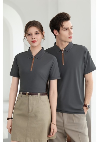 New Performance Premium Polo T-shirt 84% Nylon 16% Spandex Demir Grisi