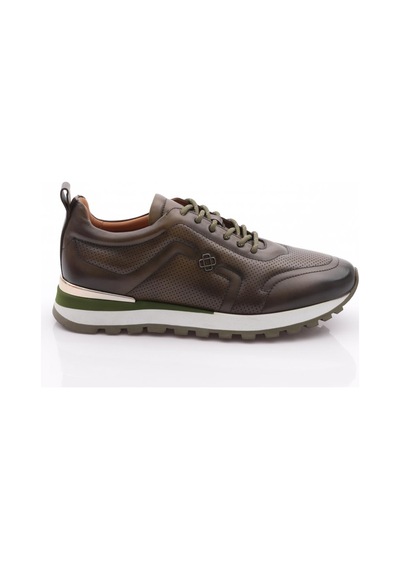 Dgn 5960 Erkek Bağcikli Sneakers Ayakkabi Haki