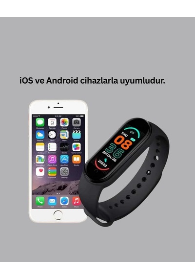 Bluetooth 5.0 Akıllı Bileklik - Kalp, Uyku Ve Aktivite Takibi