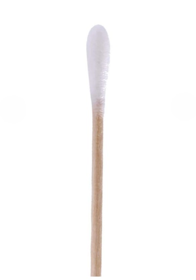 Eküvyon Çubuğu Non Steril Ahşap Pamuklu 15 Cm 100 Adet
