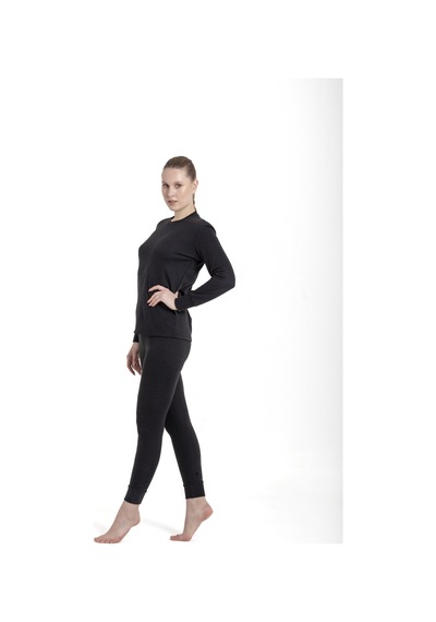 Oıl Company Unisex Çift Katlı Hafif Esnek Nefes Alabilir Örme Kumaş Termal İçlik Set Alt Üst Takım Siyah-01 Oıl Company Unisex Çift Katlı Hafif Esnek Nefes Alabilir Örme Kumaş Termal İçlik Set Alt Üst Takım Siyah-01
