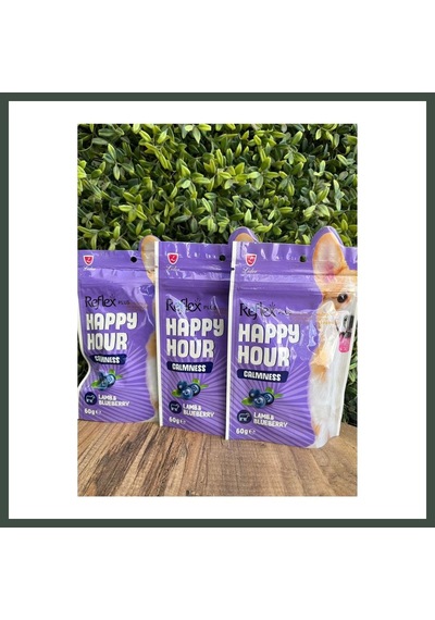 Reflex Plus Happy Hour Calmness Sakinleşmeyi Destekleyici Köpek Ödül Maması 60gr X 3 Adet Nhr