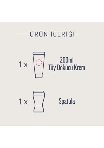 Pure Tüy Dökücü Krem Hassas Ciltler İçin 200 Ml, Kokusuz