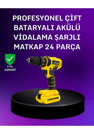 Buğz 12v Akülü Matkap 20-30 Nm Tork, Çift Hız Ayarı Ve Led Işık