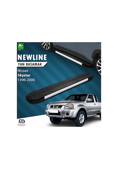 S-dizayn Nissan Skystar Pick-up Newline Aluminyum Yan Basamak 193