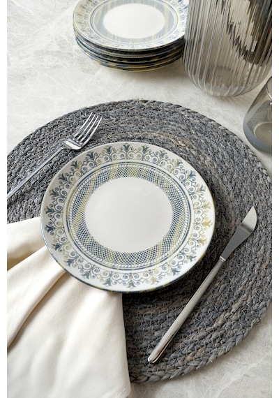 Keramika Professional Mirabella Ege Pasta Tabağı 20 Cm 6 Adet 23471 Çok Renkli