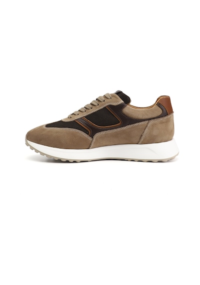 Gönderi(R) Gönderi R Erkek Kum Süet Bağcıklı Hakiki Deri Sneaker Ddma83531647 Kum Beji