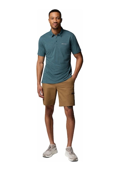 Columbia Am2996 Havercamp Pique Polo Erkek T-shirt-32725 Mavi