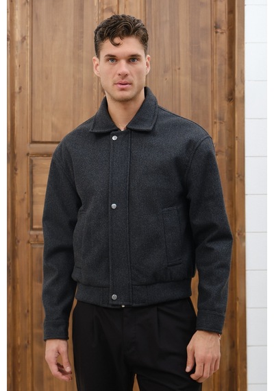 Baselco Bomber Basic Kaşe Ceket/mont Antrasit