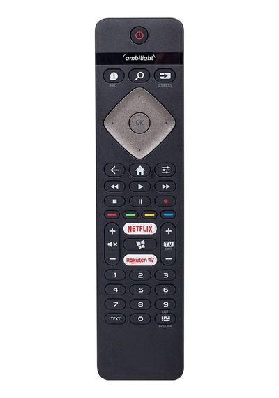 Philips İle Uyumlu Ambilight Netflix-rakuten Tv Tuşlu Led Tv Kumandası 43pus6504/62