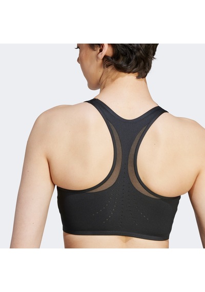 Adidas By Stella Mccartney Truepurpose Power Impact Training Medium-support Kadın Siyah Bra