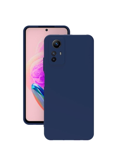 Xiaomi Redmi Note 12s Kılıf Kamera Korumalı Silikon Rubber Arka Kapak Lacivert