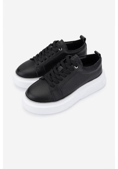 Valmenti Kadın Hakiki Deri Siyah Floter Sneakers & Spor Ayakkabı 1115 8026 Bn Ayk Y25 Sıyah Fltr Siyah