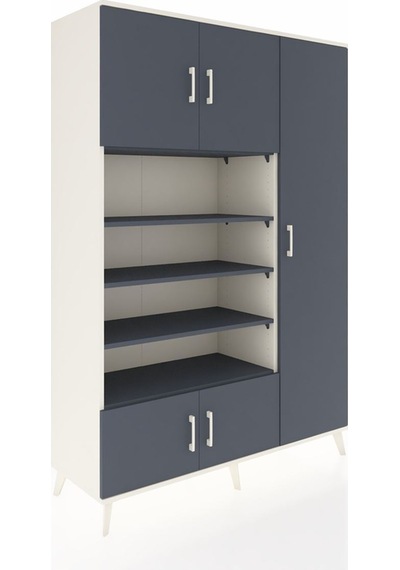 Hyperion Dolap 11 Raflı 5 Kapaklı 132x44x195 Aytaşı-antrasit/antrasit Antrasıt/antrasıt Hyperion Dolap 11 Raflı 5 Kapaklı 132x44x195 Aytaşı-antrasit/antrasit Antrasıt/antrasıt