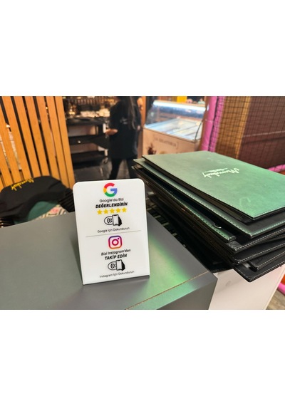 Duo Nfc Google Değerlendirme Ve Instagram Standı