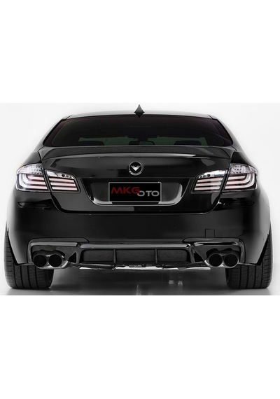 Bmw F10 Vorstainer Difüzör Sağ Sol Çift Çıkış Piano Black 2010 -
