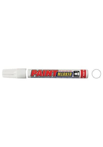 Mercure Paint Marker Işaretleme Markör Kalem - Beyaz
