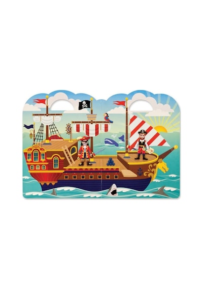 Melissa And Doug Kabartmalı Tak Çıkar Çıkartma Seti Korsanlar