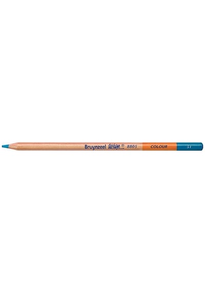 Bruynzeel Design Colour Pencils Kuru Boya Kalemi 51 Light Blue