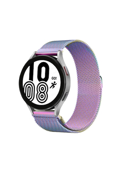 Watch 22mm Metal Mıknatıslı Kordon - Rainbow Ahşap