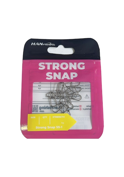Hanfish Strong Snap Maket Balık Klipsi Ss-000 6kg 14 Adet 1 Adet