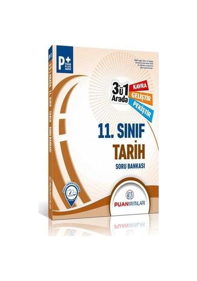 Puan Yayınları 11. Sınıf Tarih 3'ü 1 Arada Soru Bankası