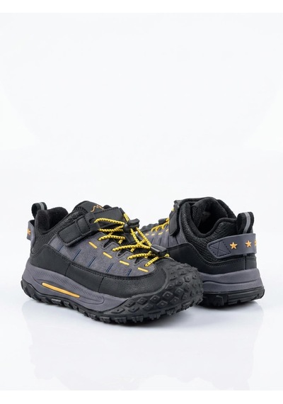 Marco Kids Arog Çocuk Lastik Bağ Cırtlı İçi Polarlı Outdoor Ayakkabı 5514-36 Gri
