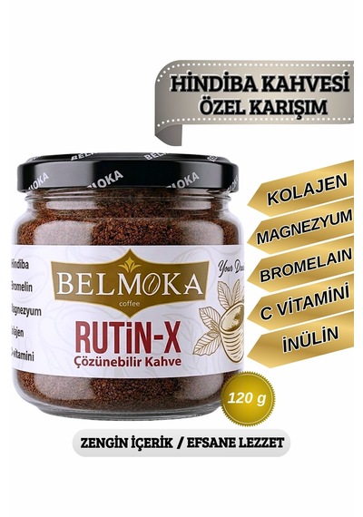 Kolajen Seti Rutin-x Hindiba Kahvesi 120 G - Kolajen Ve Magnezyum Katkılı Türk Kahvesi 100 G Çözünebilir