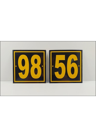 Kapı Numarası 10X10 Cm, Bina, Apartman, Işyeri Numarası (477697731)