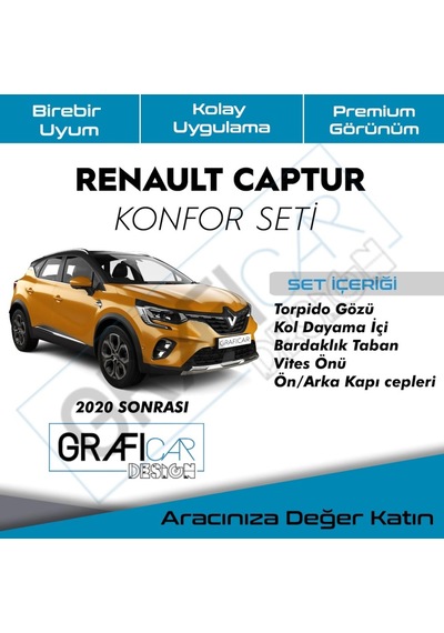 Renault Captur - Araç Içi Ses  Kumaş Kaplama-Konfor Seti