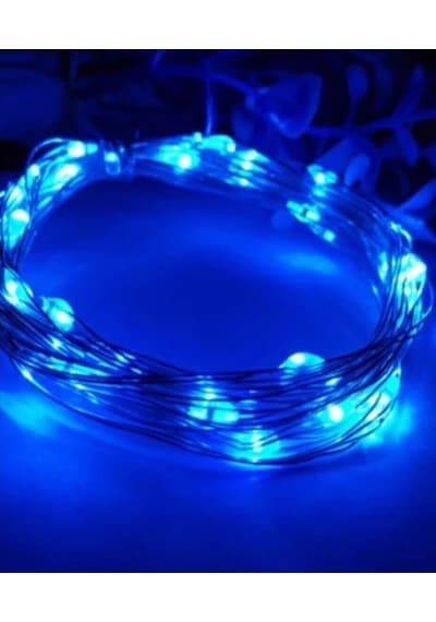 10 Metre Peri Led Yüksek Kaliteli 3 Fonksiyonlu Animasyonlu Led Işık - Mavi