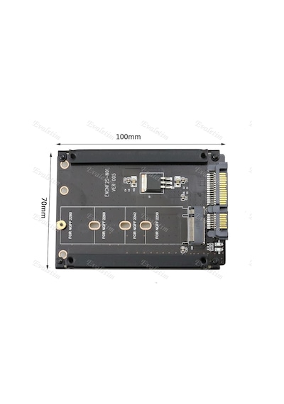 B+M Key M.2 Ngff Ssd To 2.5 Sata 4358A Çevirici Dönüştürücü Adapt