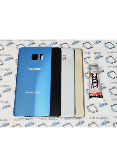 Samsung Uyumlu Galaxy Note 7 Fan Edition Pil Batarya Kapağı (Cam B-7000 (177779582)