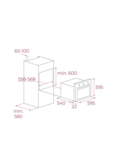 Teka HBB 54500 BK - TZ 6316 - GFH 55 Ankastre Set Siyah