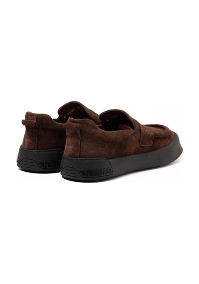 Brown Suede Sneaker Erkek Ka-26y-alfa5409 John May Munıh Shoe Kahverengi
