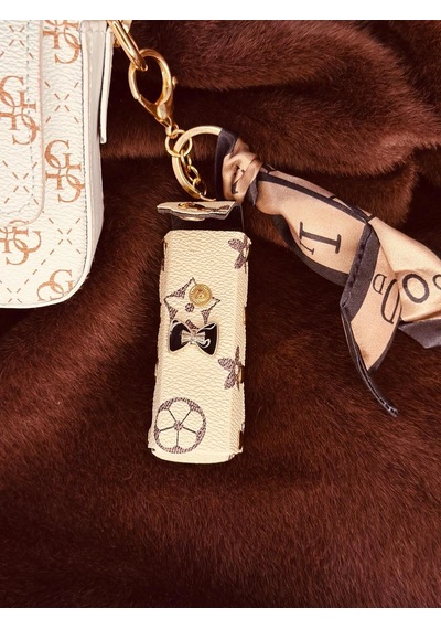 Elora Atelier Mini Çanta Rujluk Charm Ekru