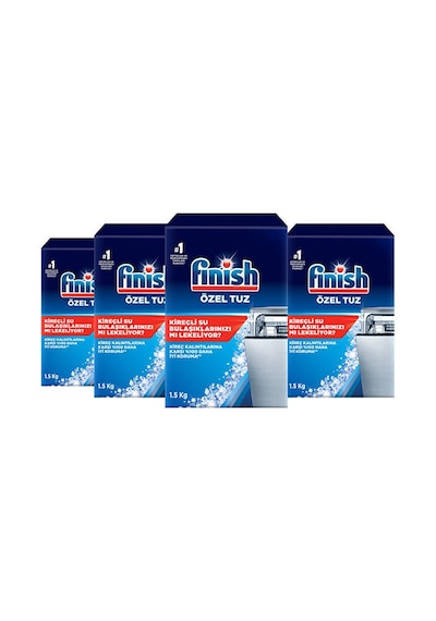 Finish Bulaşık Makinesi Özel Tuz 1500 Gr x 4