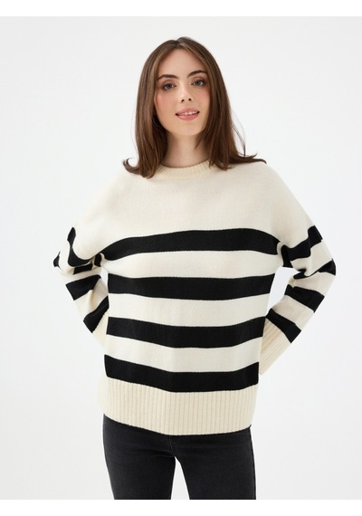 LOFT Oversize Kadın Kazak Lf2041701 Q1.v1 Ekru