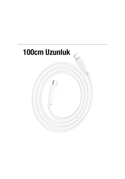 Hoco X93 Force 20w Type-c To Apple Uyumlu iPhone Lightning-c Ultra Hızlı Şarj Ve Data Kablosu 1m Beyaz
