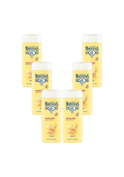 Le Petit Marseillais Organik Vanilya Sütü Duş Jeli 400 ml x6