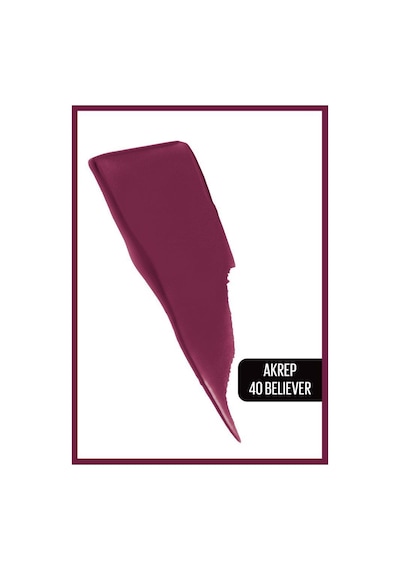 Maybelline New York Super Stay Matte Ink Zodiac Likit Mat Ruj- 40 Believer (Akrep)