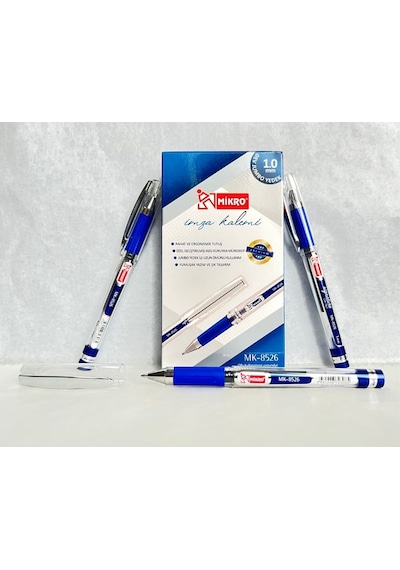 Mikro Mk-8526 İmza Kalemi Mavi Mavi