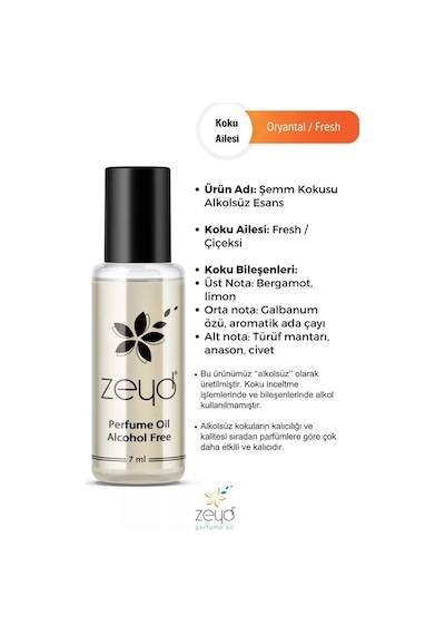 Şemm - Zeyd Esans 7 Ml Çiçek - Odunsu