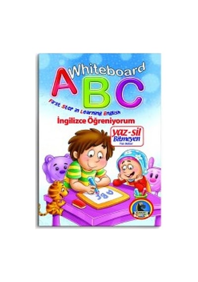 Whiteboard Abc First Step İn Learning English / Yaz-sil Bitmeyen Yazı Defteri - Grsy-590338