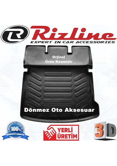 Dacia Lodgy 3D Bagaj Havuzu Paspası 2012-2020 Arası Rizline N11.921