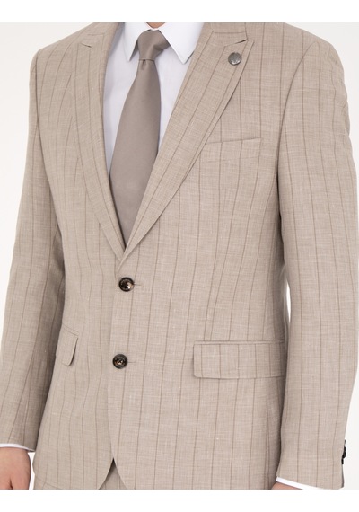 Pierre Cardin Erkek Bej Takım Elbise 50285350-vr011 Bej