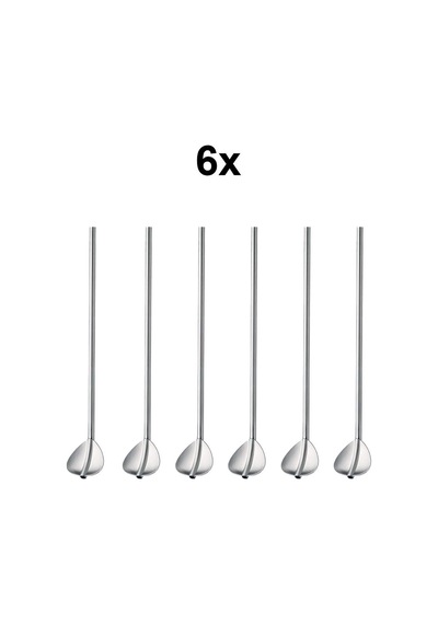 304 Çelik 22 Cm Kokteyl Karıştırma Barmen Latte Kaşığı Cin763by-6