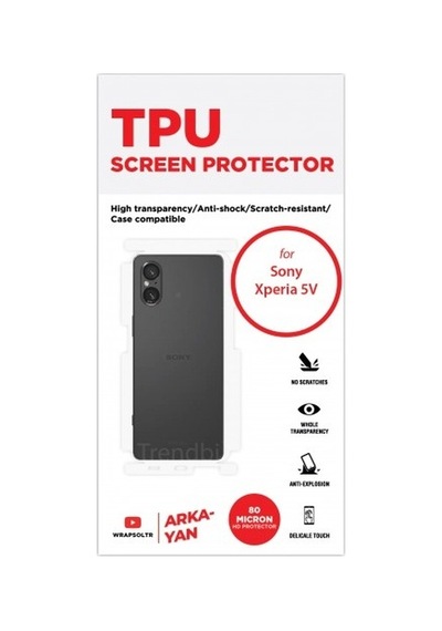 Sony Xperia 5 V Arka Ve Yan Koruyucu Tpu Film